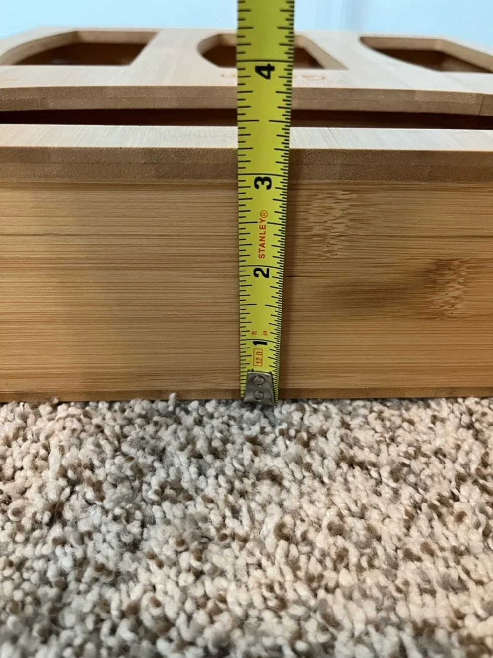 Bamboo Box Bag Organizer